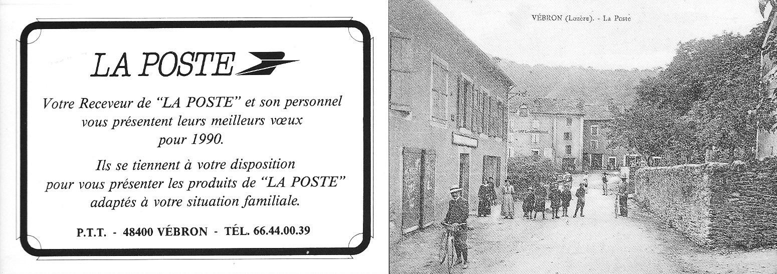 Calendrier poste 1990